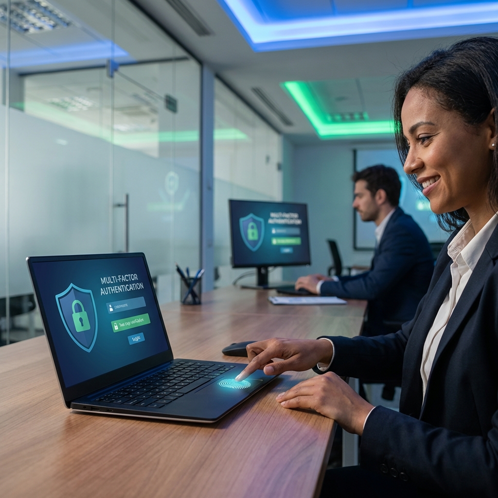 Secure identity and access management with multi-factor authentication and encryption